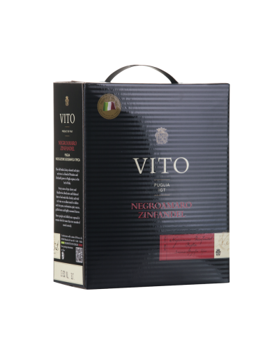 Vito Rosso Puglia 3 Liter Bag in Box Rotwein